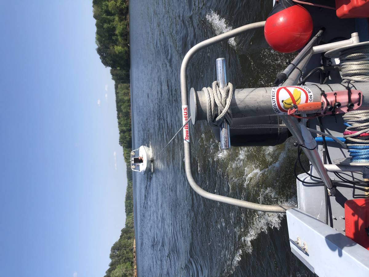 Tow in progress