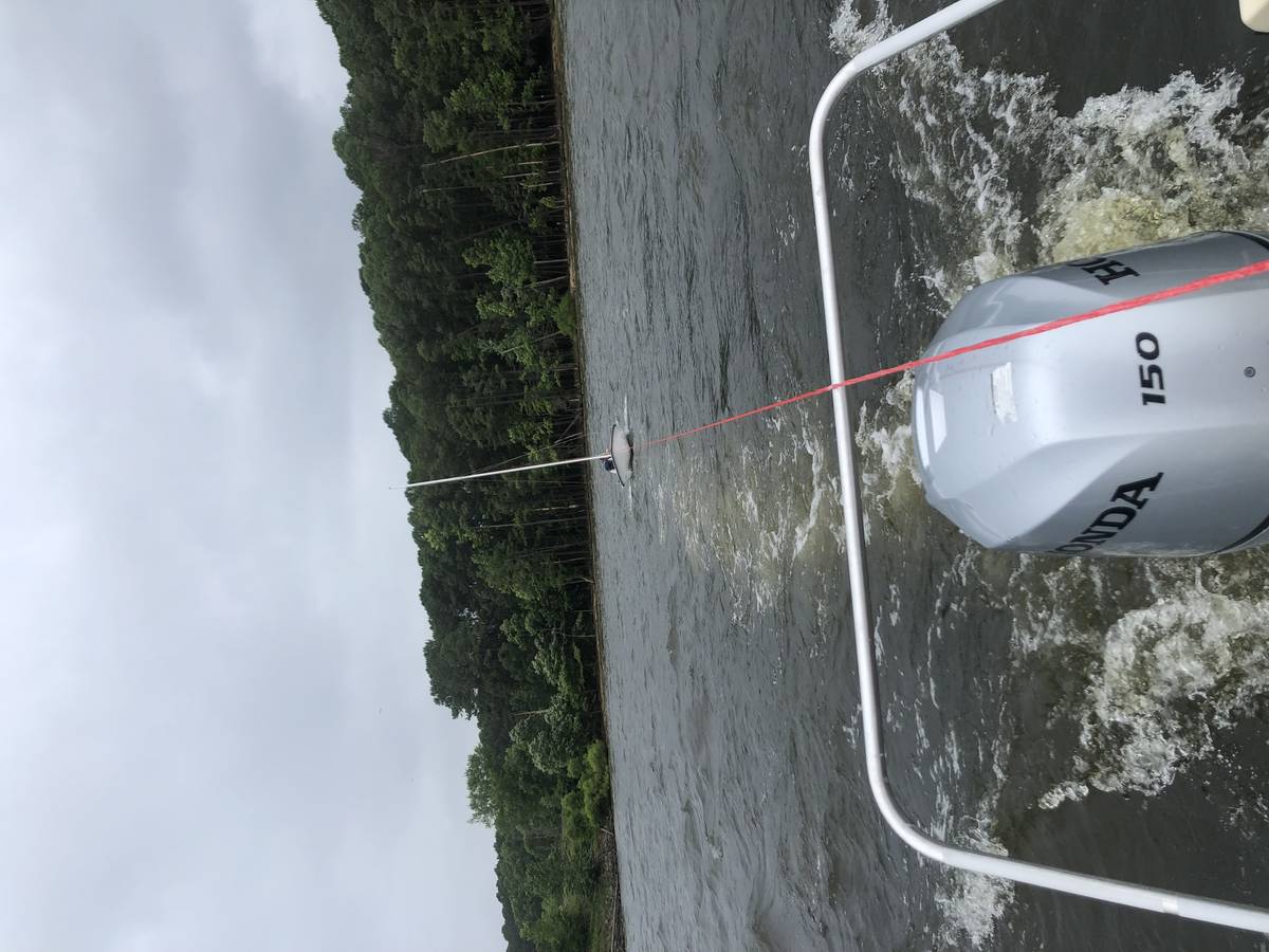 Tow in progress
