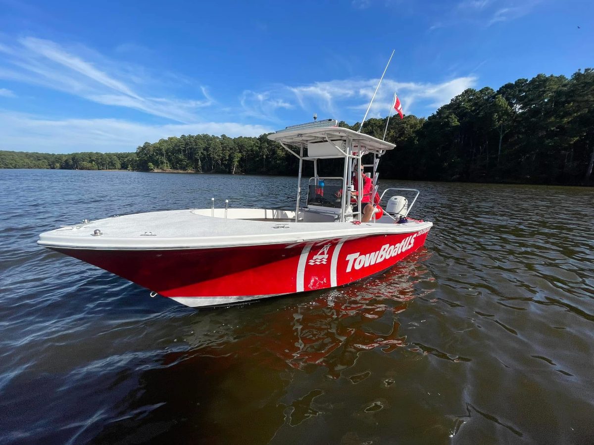 Red Clay Marine response vessel docked and ready